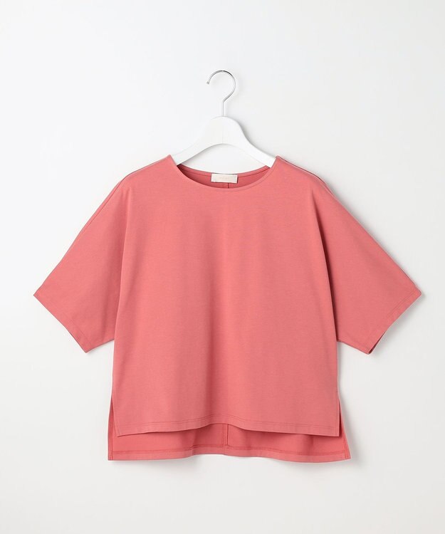 ANY SIS S ショート丈ドルマン５分袖 プルオーバー ピンク