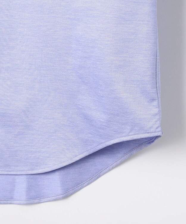 JOSEPH ABBOUD 【ストレッチで快適な着心地・イージーケア】ジャージー シャツ サックスブルー系