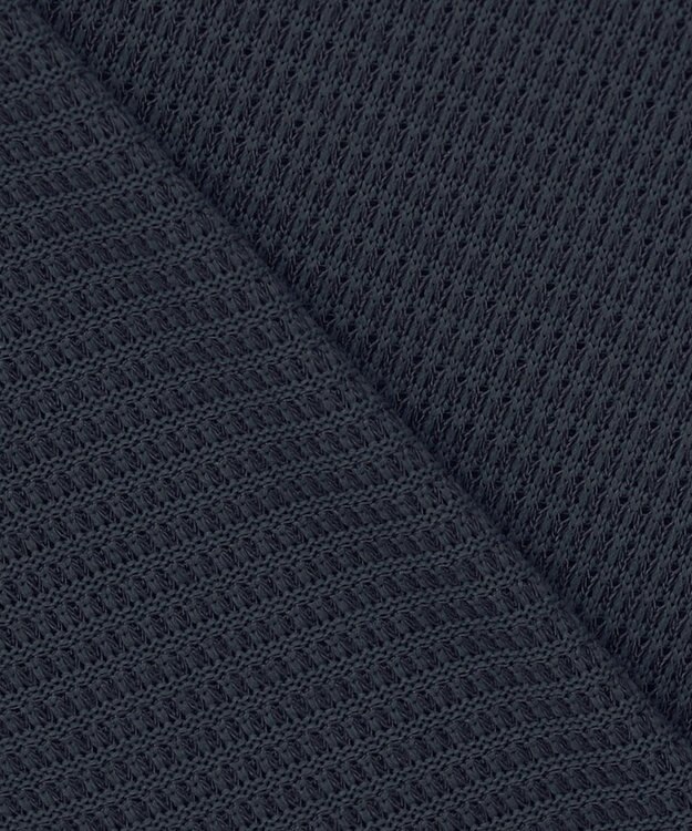 自由区 【保湿性/吸湿性/吸水速乾/接触冷感/UVケア】ハンディカーディガン ロング ネイビー系