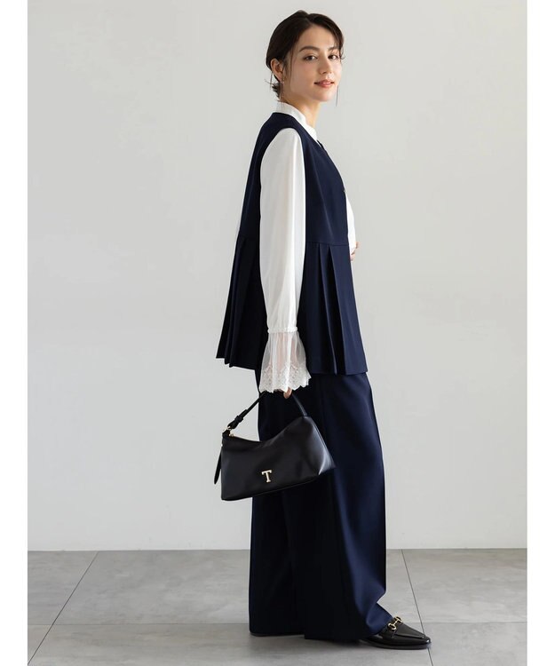 Te chichi 【セレモニーアイテム】レースカフスブラウス オフホワイト