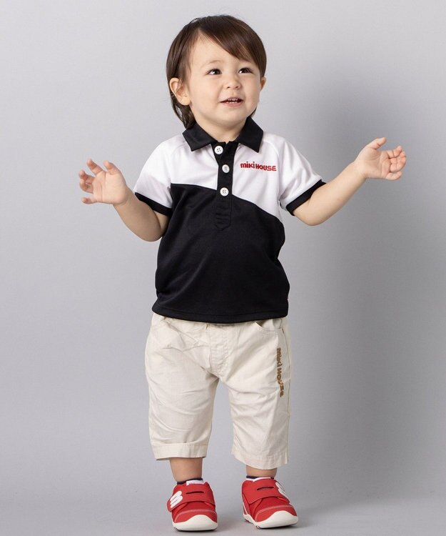 MIKI HOUSE HOT BISCUITS 【ミキハウス】【13-15.5cm】 セカンドベビーシューズ 赤