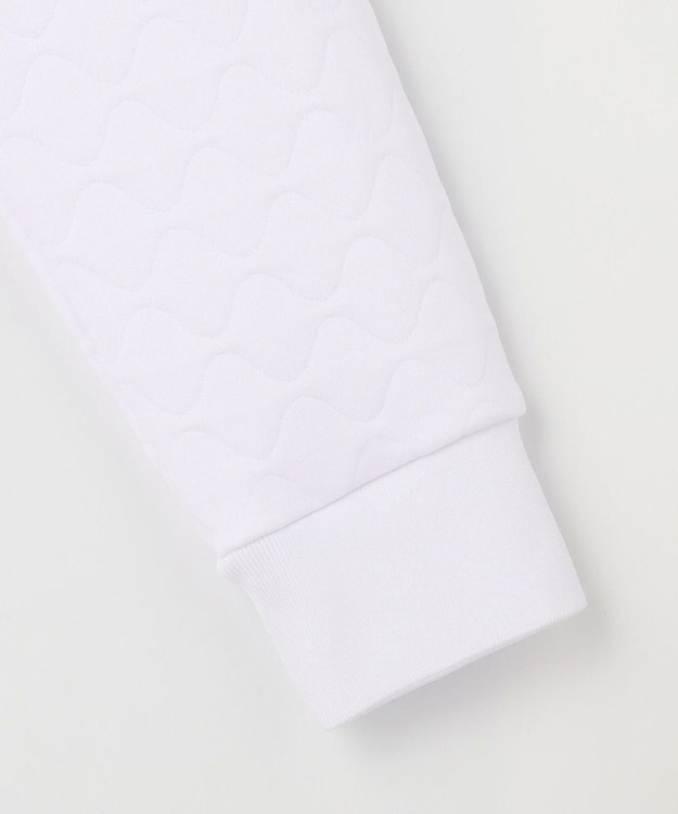 23区GOLF 【MEN】ウェーブキルトジャガードプルオーバー ホワイト系