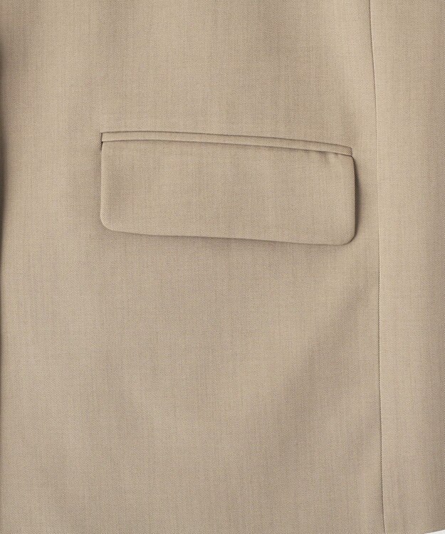 CRAFT STANDARD BOUTIQUE ＜セレモニー＞カットアウトデザインテーラードジレ Beige