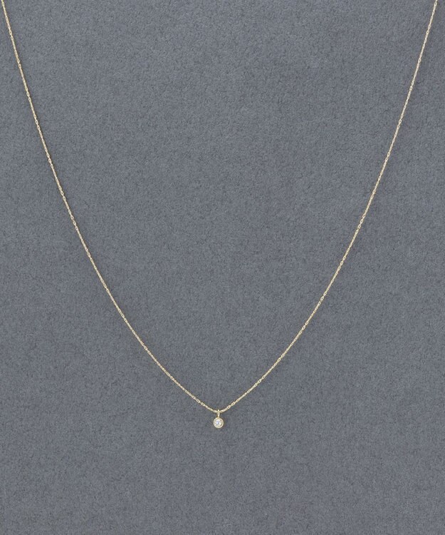 Phoebe 【金属アレルギー対応】シャイニーフチミルネックレス　ゴールド ゴールド