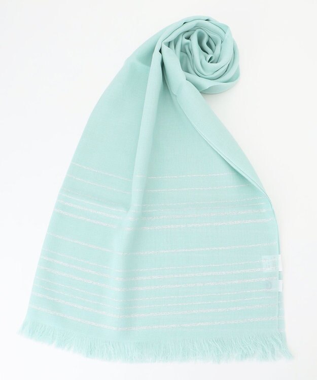 J.PRESS LADIES rame ソリッドストール ライトグリーン系