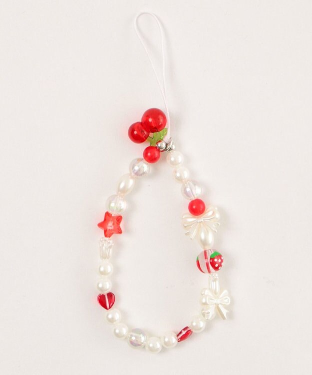 WEGO ビーズストラップキーホルダーK 柄1