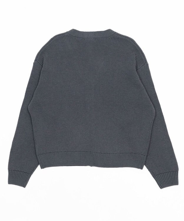 WEGO 【ユニセックス着用ITEM/MLサイズ展開】クロップドカーディガン ブルーその他