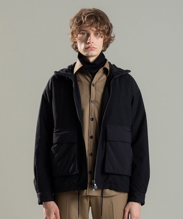 JOSEPH HOMME RECYCLE WEATHER PARKA ブラック系