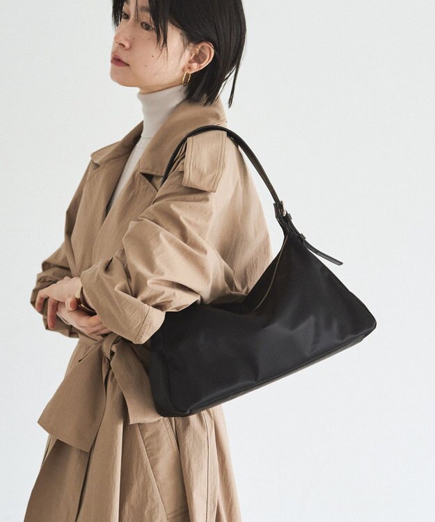 russet ナイロンジャガード2WAYショルダーバッグ(SF-274) Black