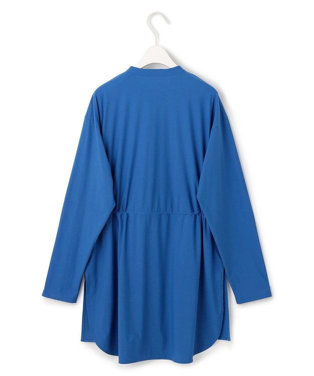 ICB 【WEB限定カラーあり・UVカット・接触冷感・速乾】マットスキューバ  ラッシュガードブルゾン ラピスラズリ系