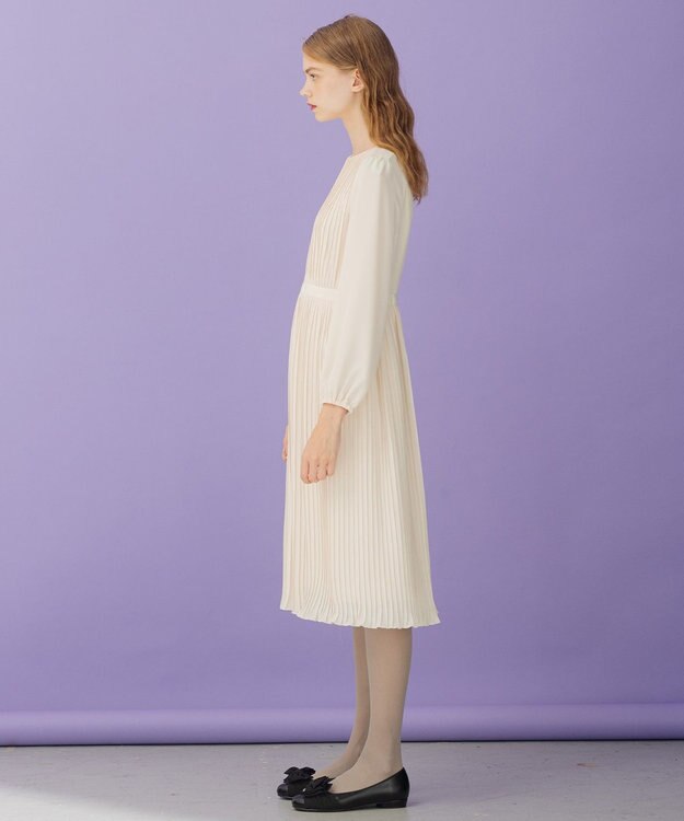 TOCCA 【洗える！】STAIRWAY ドレス ベージュ系