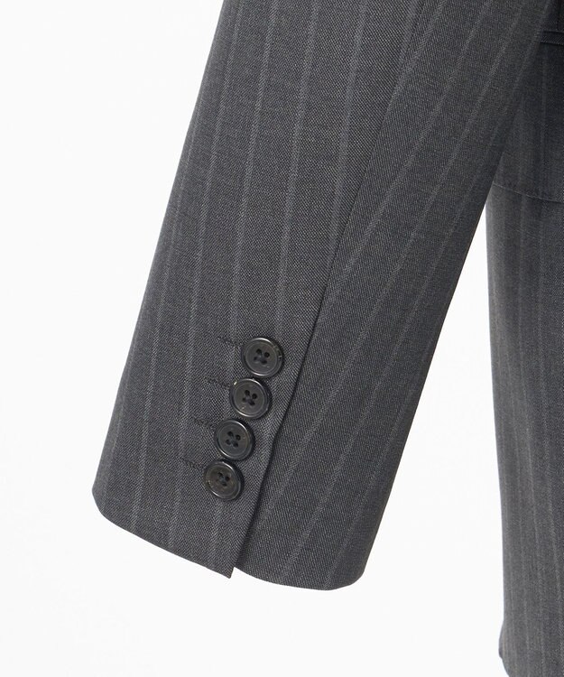 J.PRESS MEN 【ESSENTIAL CLOTHING】インテリジェント ストライプスーツ グレー系2