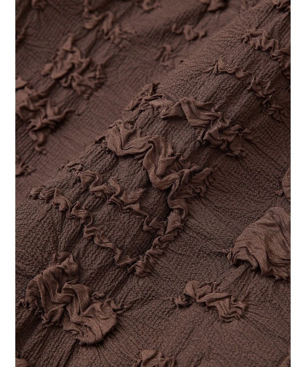 Green Parks ・ＳＵＧＡＲ　ＳＰＯＯＮジャカードチェックナロースカート Brown