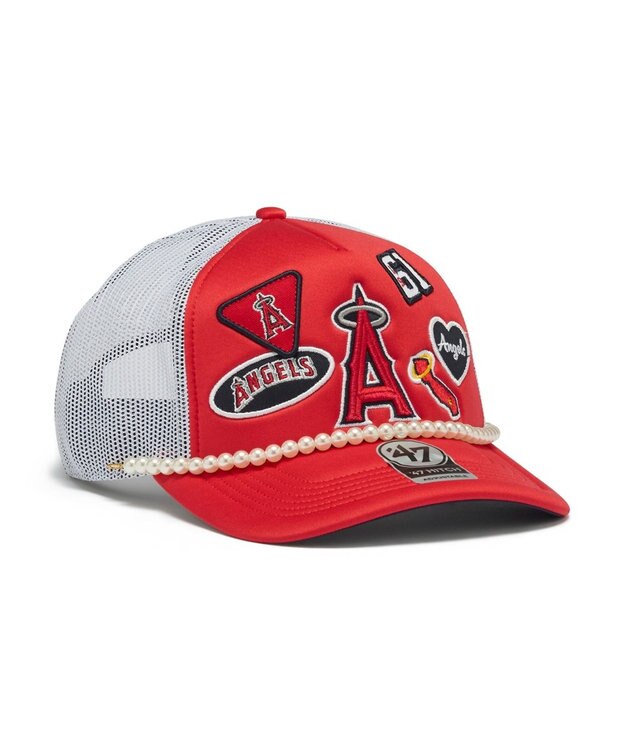 WEGO 【ユニセックス着用ITEM】＇47　HITCH　FM　MLB　TRENDY　TEAM レッド