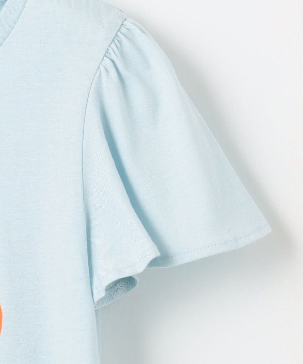 ANY KIDS 【温度で色が変わる】接触冷感 しろくま ミラクルプリント Tシャツ サックスブルー