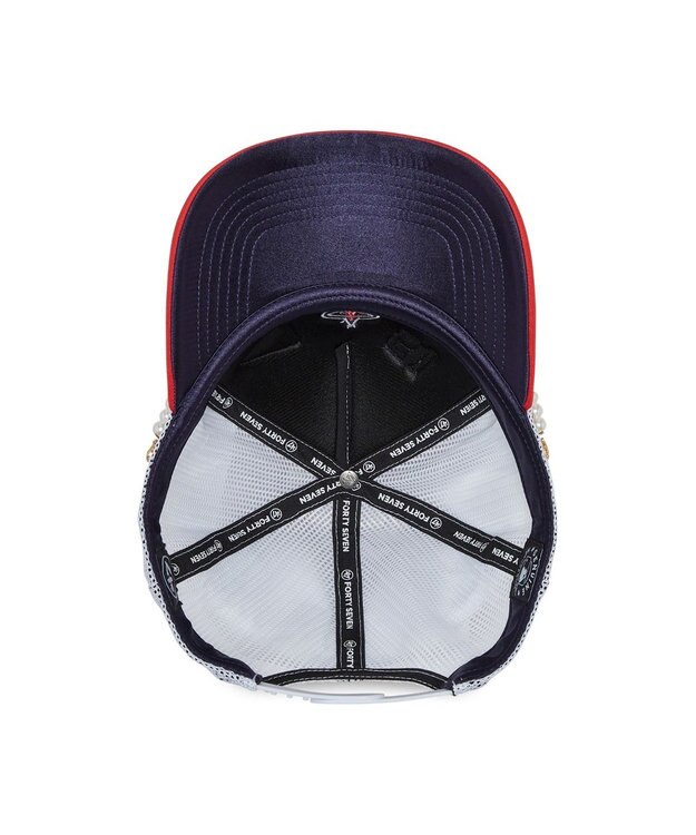 WEGO 【ユニセックス着用ITEM】＇47　HITCH　FM　MLB　TRENDY　TEAM レッド