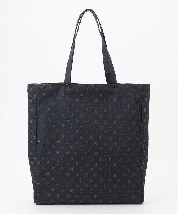 J.PRESS LADIES 【ポケッタブル】ジャカード トート バッグ ネイビー系5