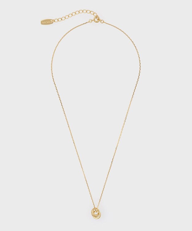 Paul Smith Double Ring Motif ネックレス ゴールド