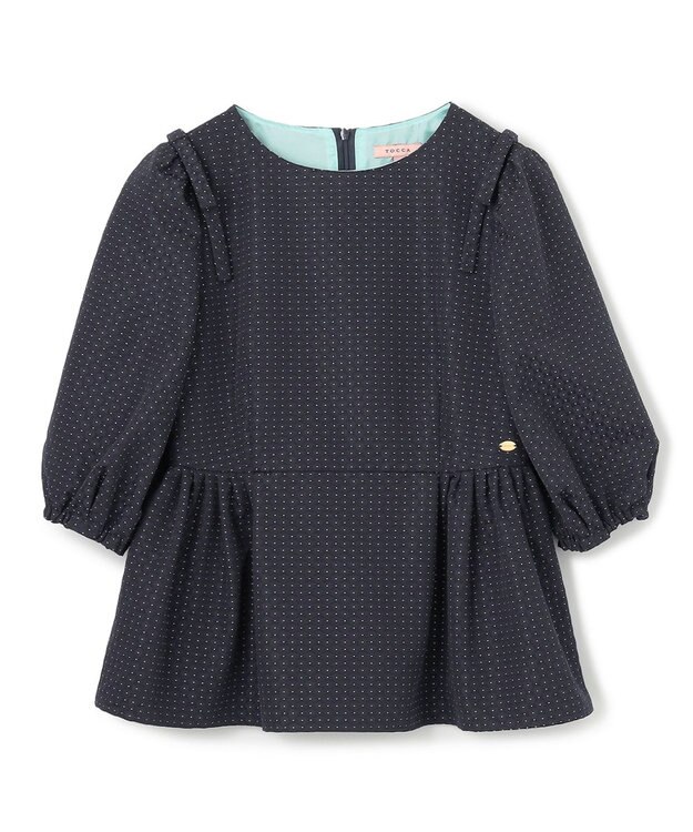 TOCCA 【洗える・消臭】BUTTERFLIES UTOPIA ブラウス ネイビー系