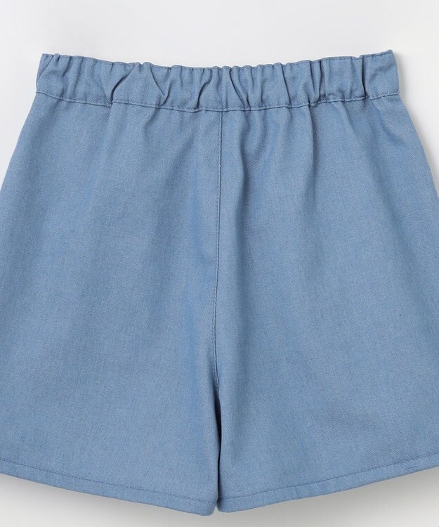 ANY KIDS ひんやりクール リボンショートパンツ デニム