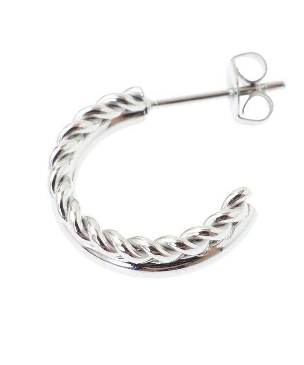 Green Parks ・ＨＡＬＦ　ＴＩＭＥサージカルサークルピアス Silver