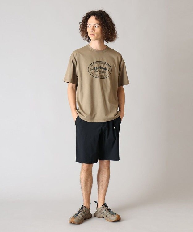 Columbia Columbia/ コールドベイダッシュショートスリーブTシャツ /コロンビア Flax Front Print
