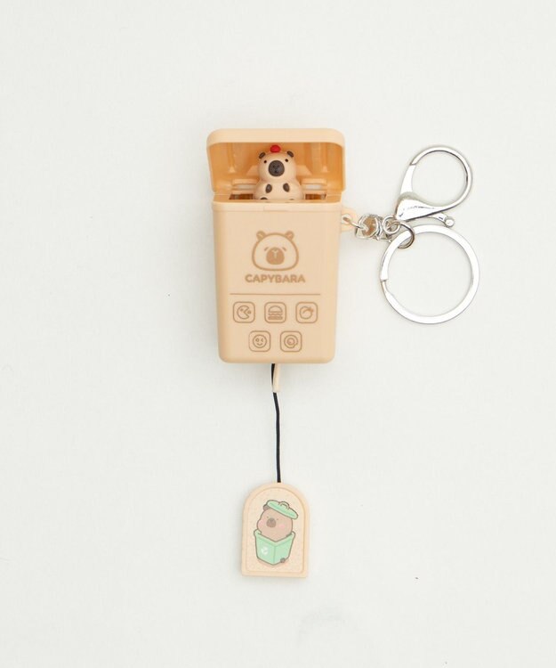 WEGO ひょっこりあにまるキーホルダー ブラウン