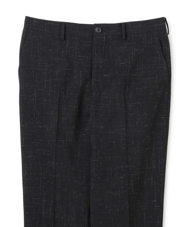 JOSEPH HOMME 【HIGH GRADE LINE】カスリウールワッシャー ストレートパンツ / HOVE ブラック系