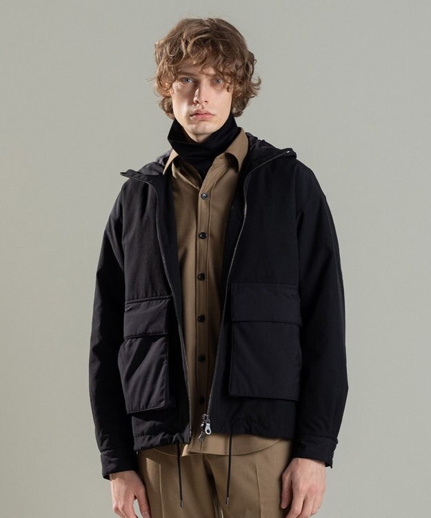 JOSEPH HOMME RECYCLE WEATHER PARKA ブラック系