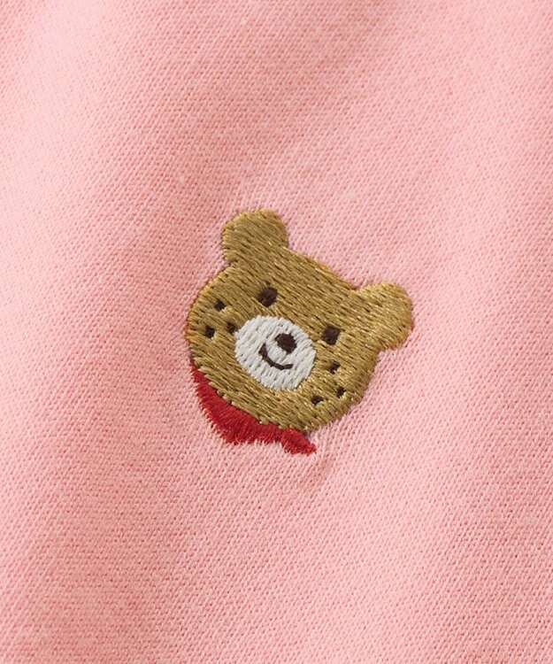 MIKI HOUSE HOT BISCUITS 【70-120cm】【Everyday Series】ワンポイント 半袖Tシャツ ピンク