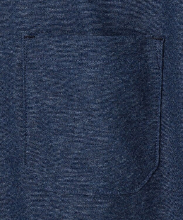 JOSEPH ABBOUD MOUNTAIN 【SPACE／UNISEX】オーガニックスラブプレーティング天竺 ポロシャツ ブルー系