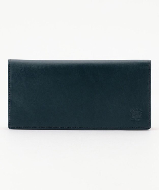 J.PRESS MEN 【MORPHO×J.PRESS】スムースヌメ 長財布(小銭入れ付き通しマチ束入) ネイビー系