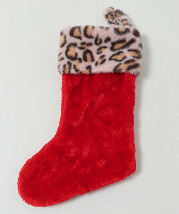 WEGO クリスマスレオパードくつした ピンク