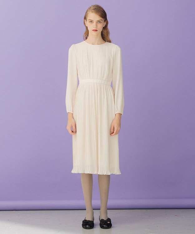 TOCCA 【洗える！】STAIRWAY ドレス ベージュ系