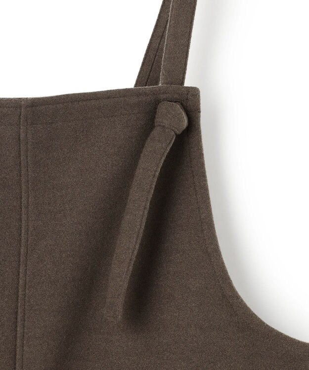 J.PRESS YORK STREET 【WOMEN】ウールライクジャージー オーバーオール ブラウン系