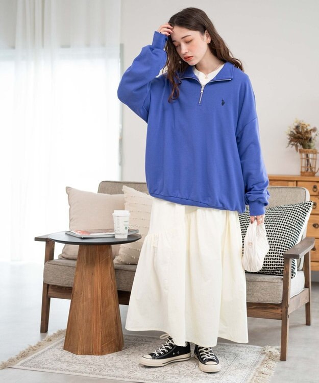 WEGO 【ユニセックス着用ITEM】別注　U.S POLO ASSN.　ハーフZIPPO パープル