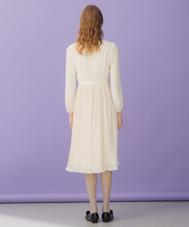 TOCCA 【洗える！】STAIRWAY ドレス ベージュ系