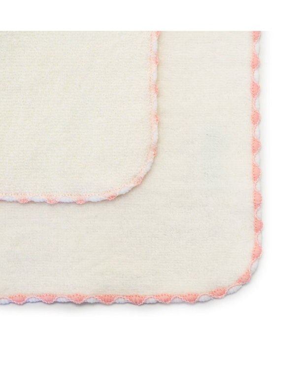 Mother garden しろたん サガラミニタオル 《白》 単品 25cm×25cm 白