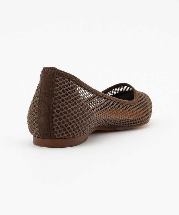 united bamboo メッシュポインテッドパンプス ブラウン系