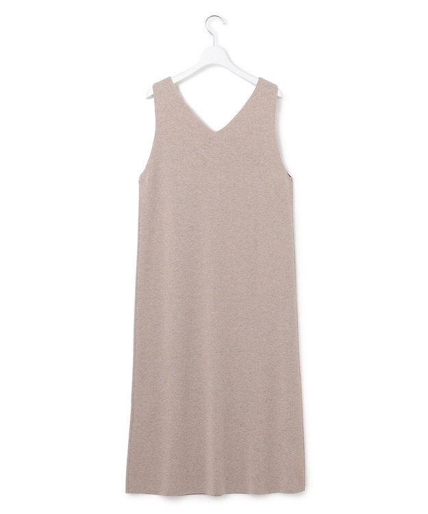 23区 【一部店舗限定/洗える】レイヤードニットツイン ワンピース ベージュ系