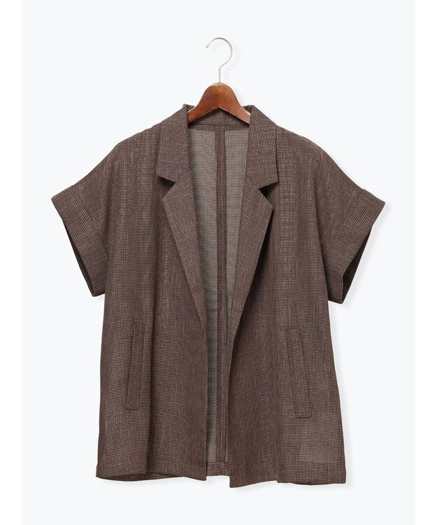 Te chichi カラミメッシュジャケット《2026 SUMMER LOOK item》 ブラウン
