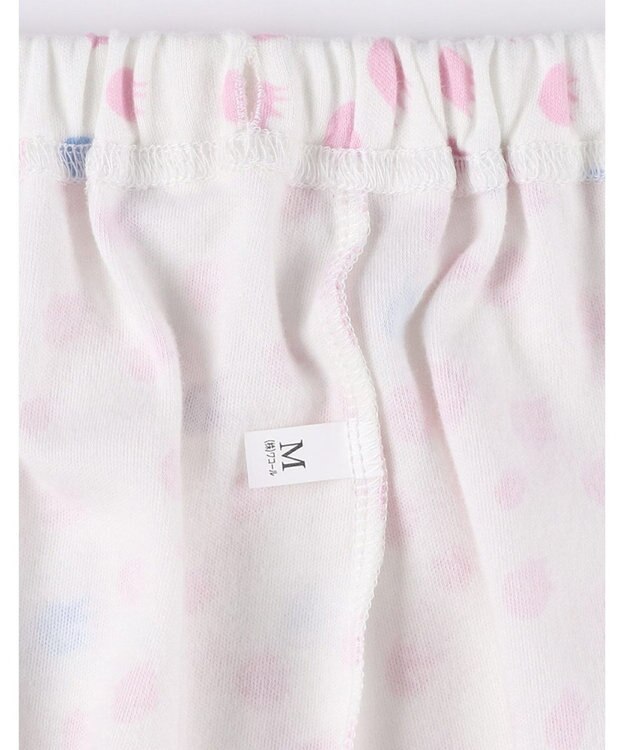 tsumori chisato SLEEP ツモリチサト パジャマ 長袖 長ズボン ルームウェア 綿100%(本体) 肌側起毛 スムース素材 上下セット 前開き tsumori chisato SLEEP UDW443 /ワコール アイボリー