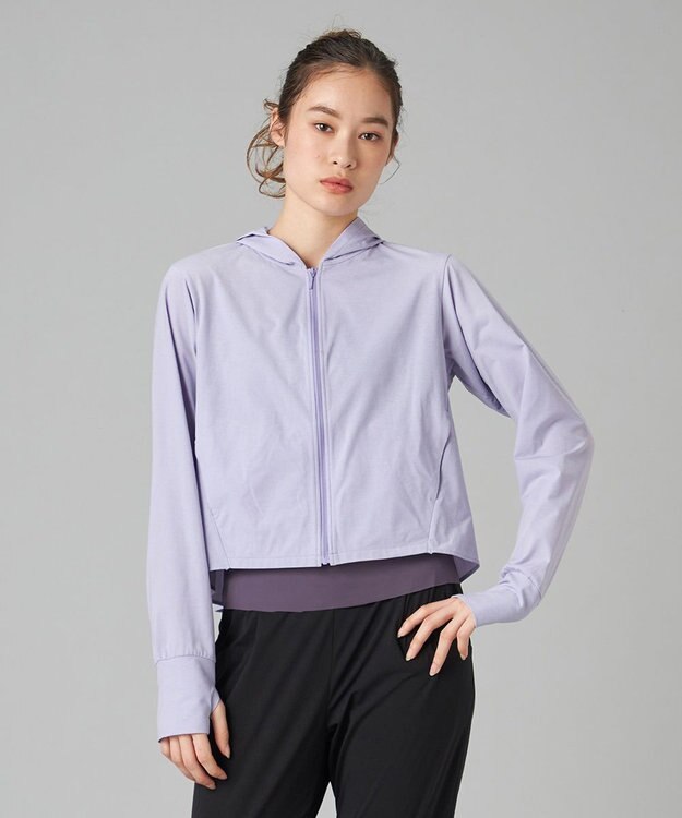 Chacott Chacott BALANCE EasyCare+フレアジャケット モーブ