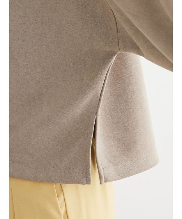 Green Parks ・ＥＬＥＮＣＡＲＥ　ＤＵＥ　スエードポンチハーフＺＩＰ Gray Beige