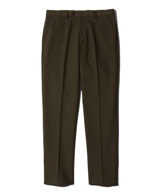 J.PRESS MEN ピースダイ トリコチンストレッチパンツ カーキ系