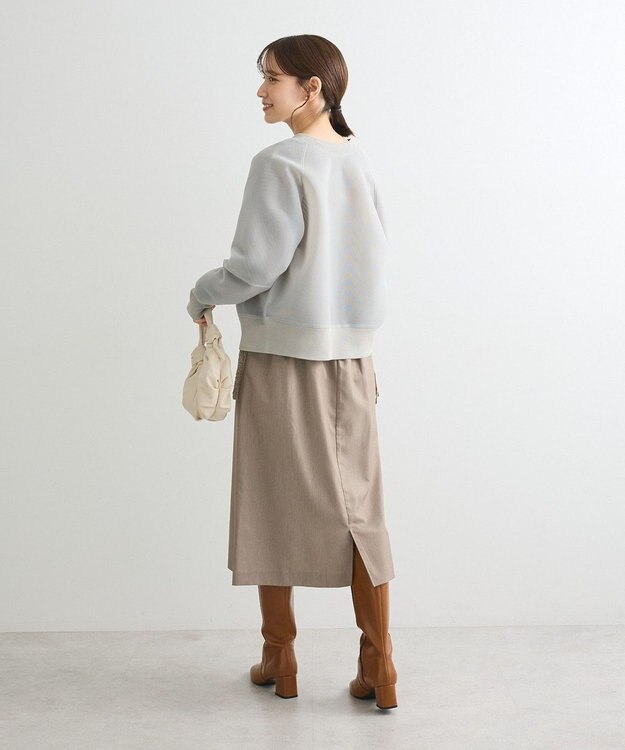 Green Parks シアーダンボールブルゾン Light Gray