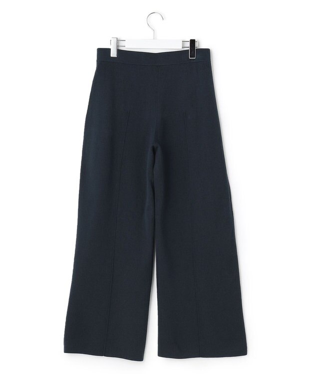 23区 【CLASSY.1月号掲載】ウールブレンド ニット パンツ ネイビー系