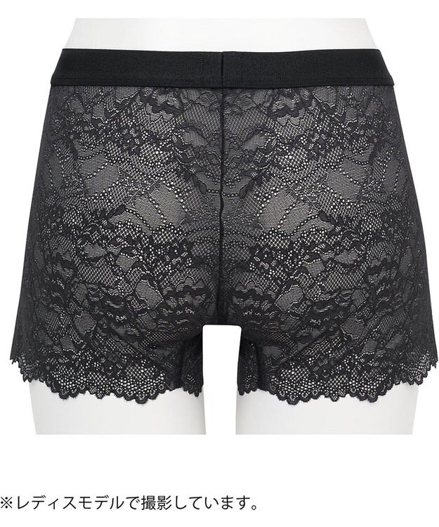 WACOAL MEN WACOAL MEN 【レースボクサー】 ボクサーパンツ ユニセックス 通気性 スカラ始末(裾部分) マチ部分の肌側は綿素材 レディース メンズ WT8822 /ワコールメン ブラック