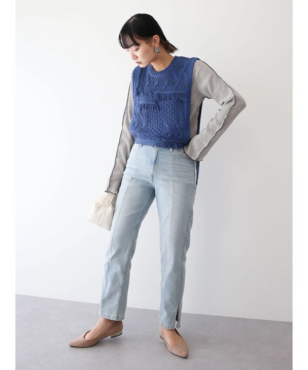 Green Parks ＫＢＦ　シャーリングロンＴＥＥ Gray Beige