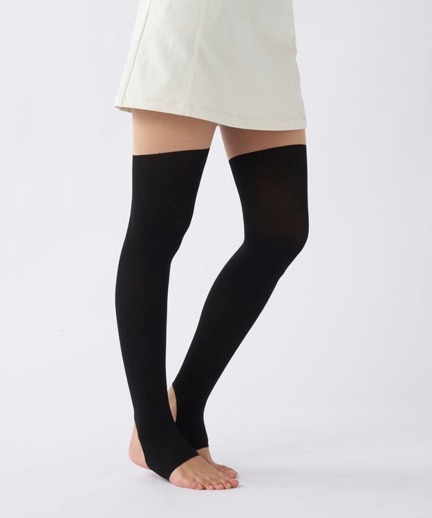 FILA GOLF／marie claire 【marie claire SPORT】 ニーハイソックス風トレンカ ライトベージュ